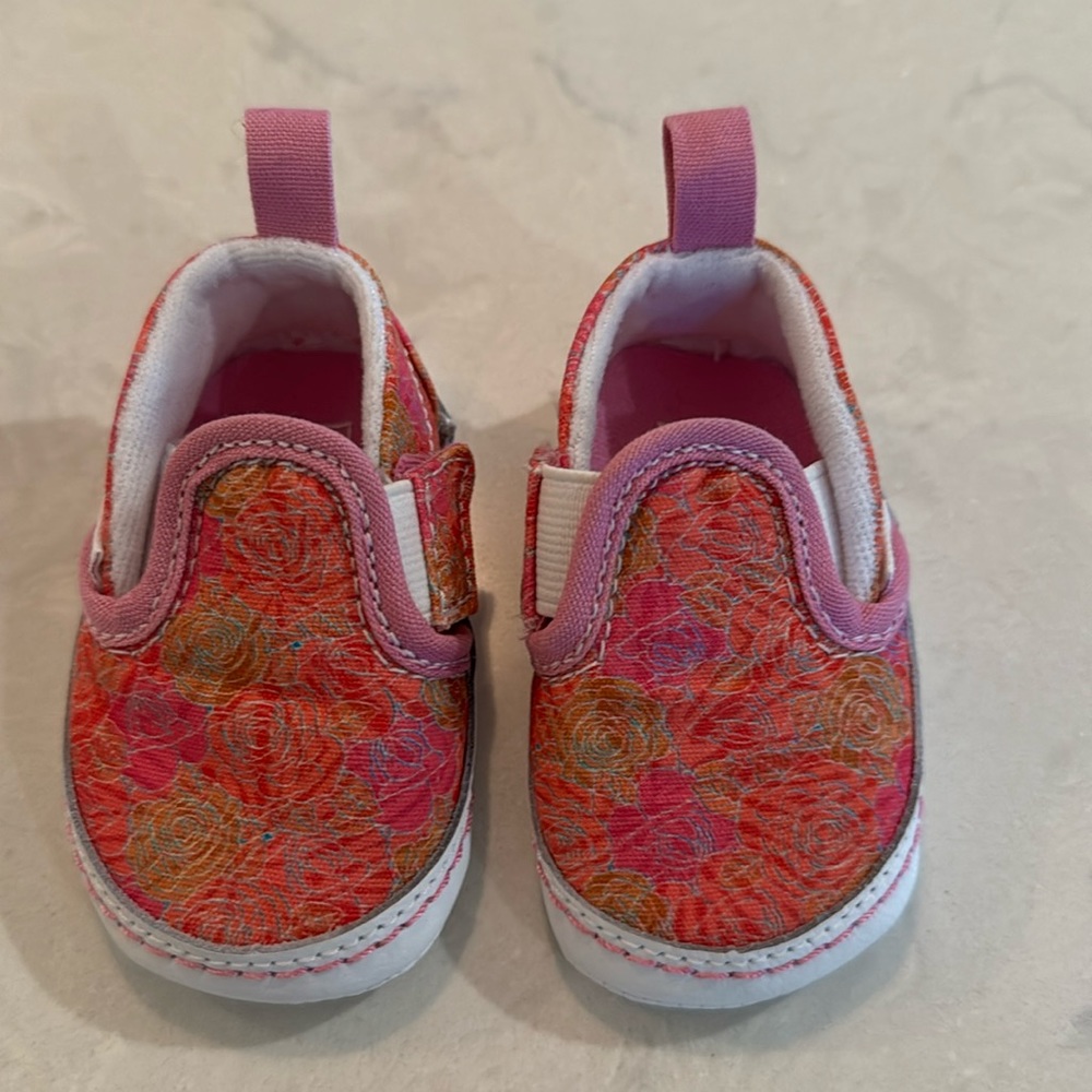 Van's Infant Girl Slip On Size 1